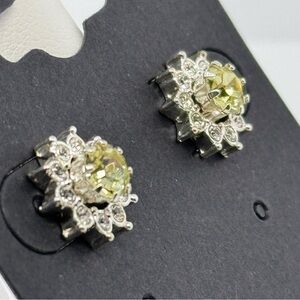 Vtg Avon adaptable sparkly stud earrings